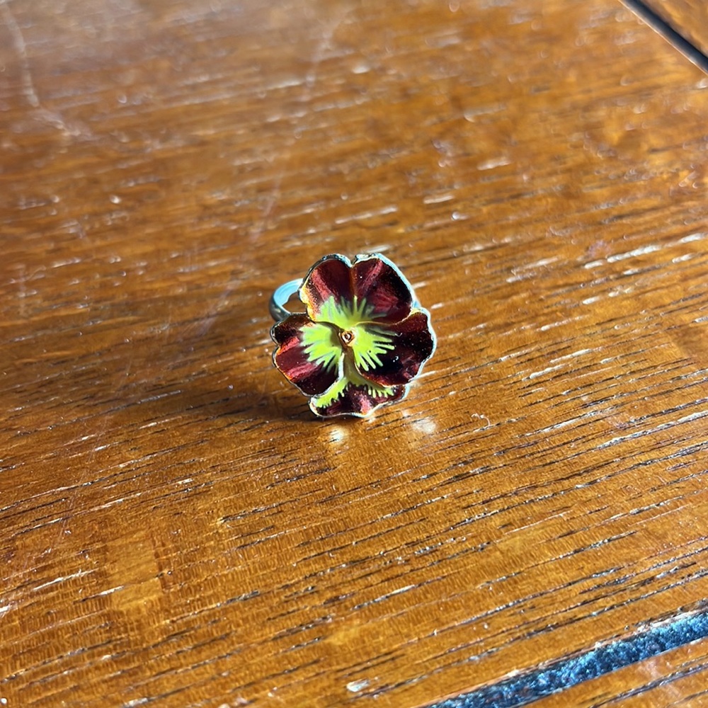 Flower Costume Jewelry Ring